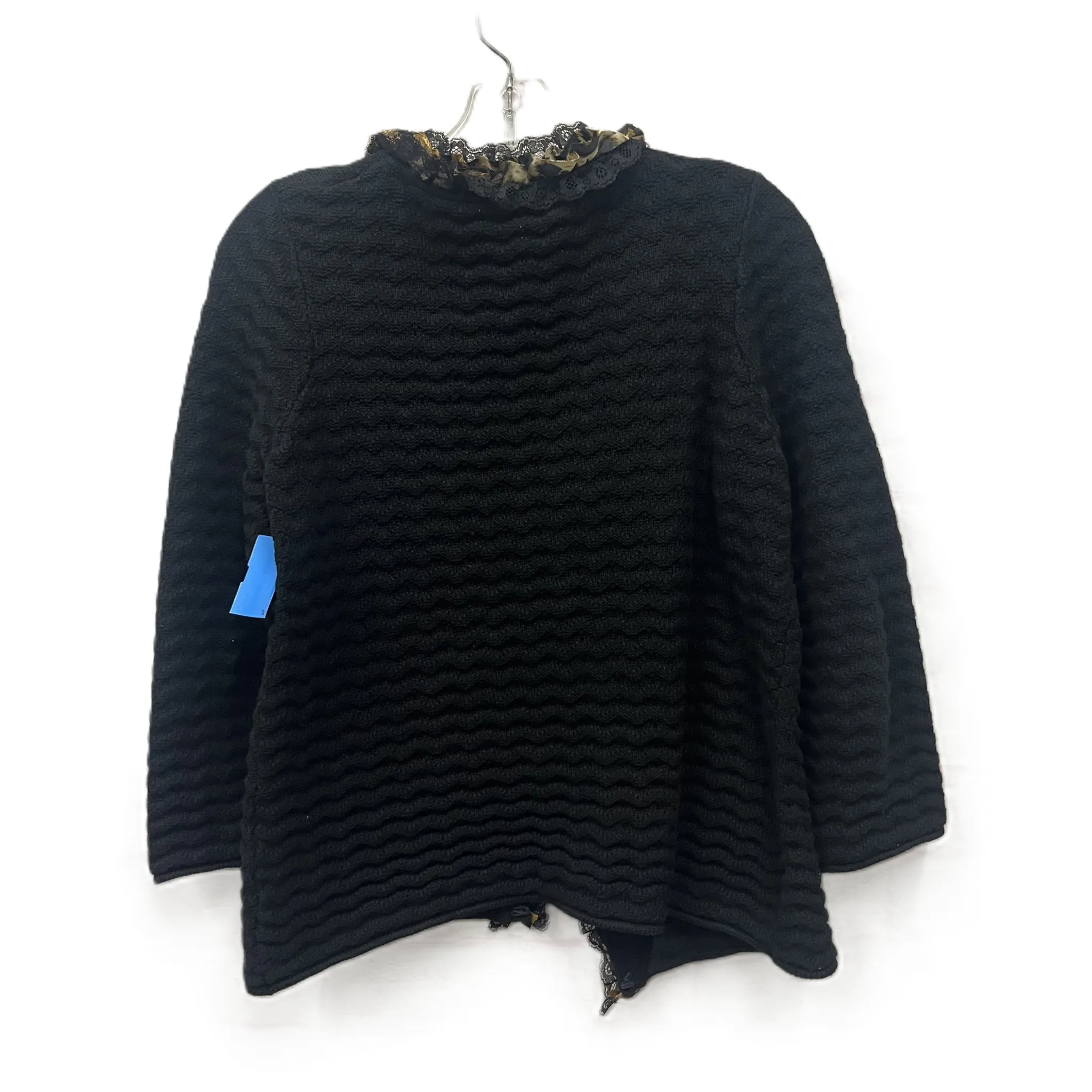 Sweater Cardigan By Chicos In Black, Size: S