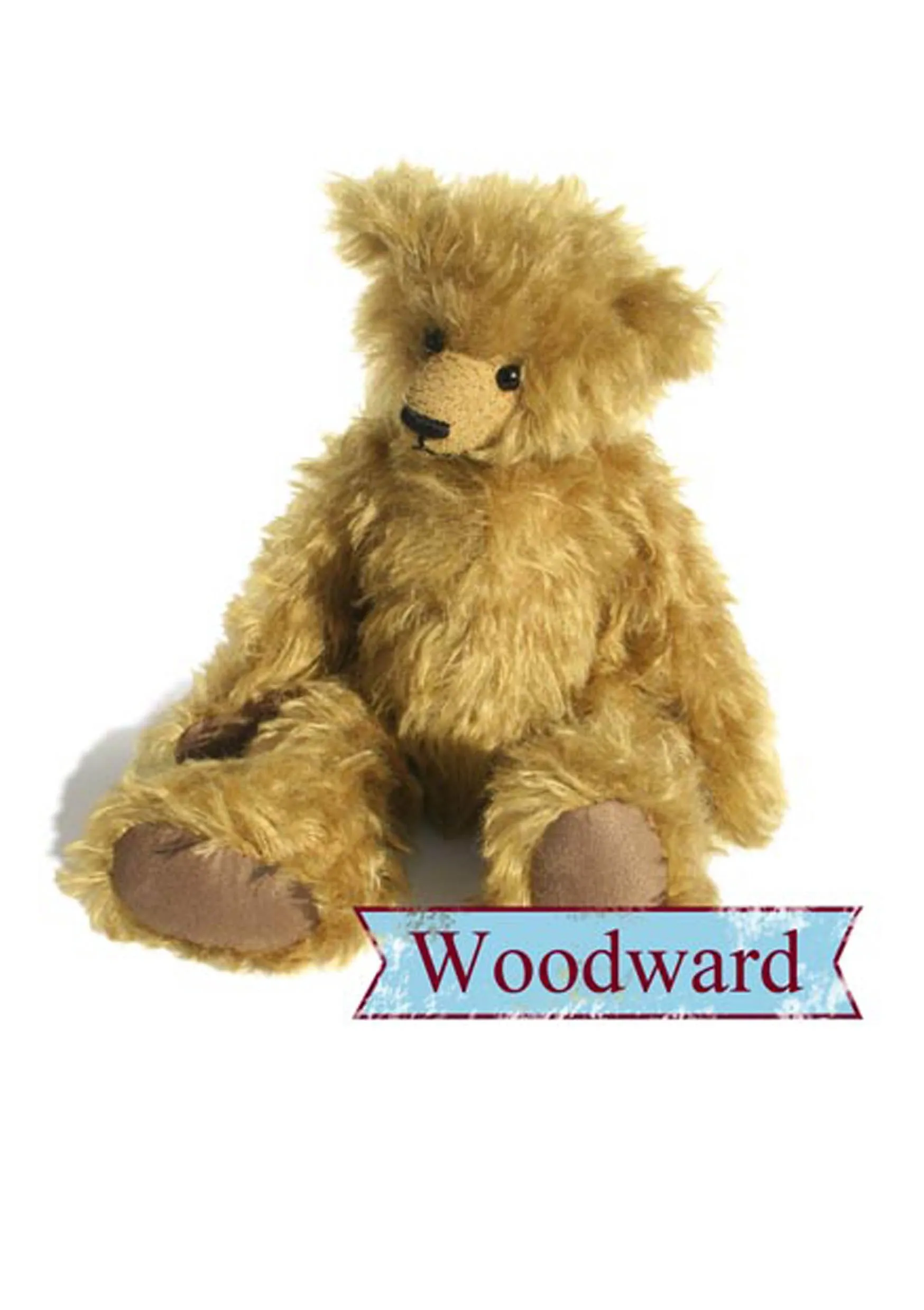 Teddy Bear Pattern and A5 Instruction Booklet - Woodward Bear 33cm when made