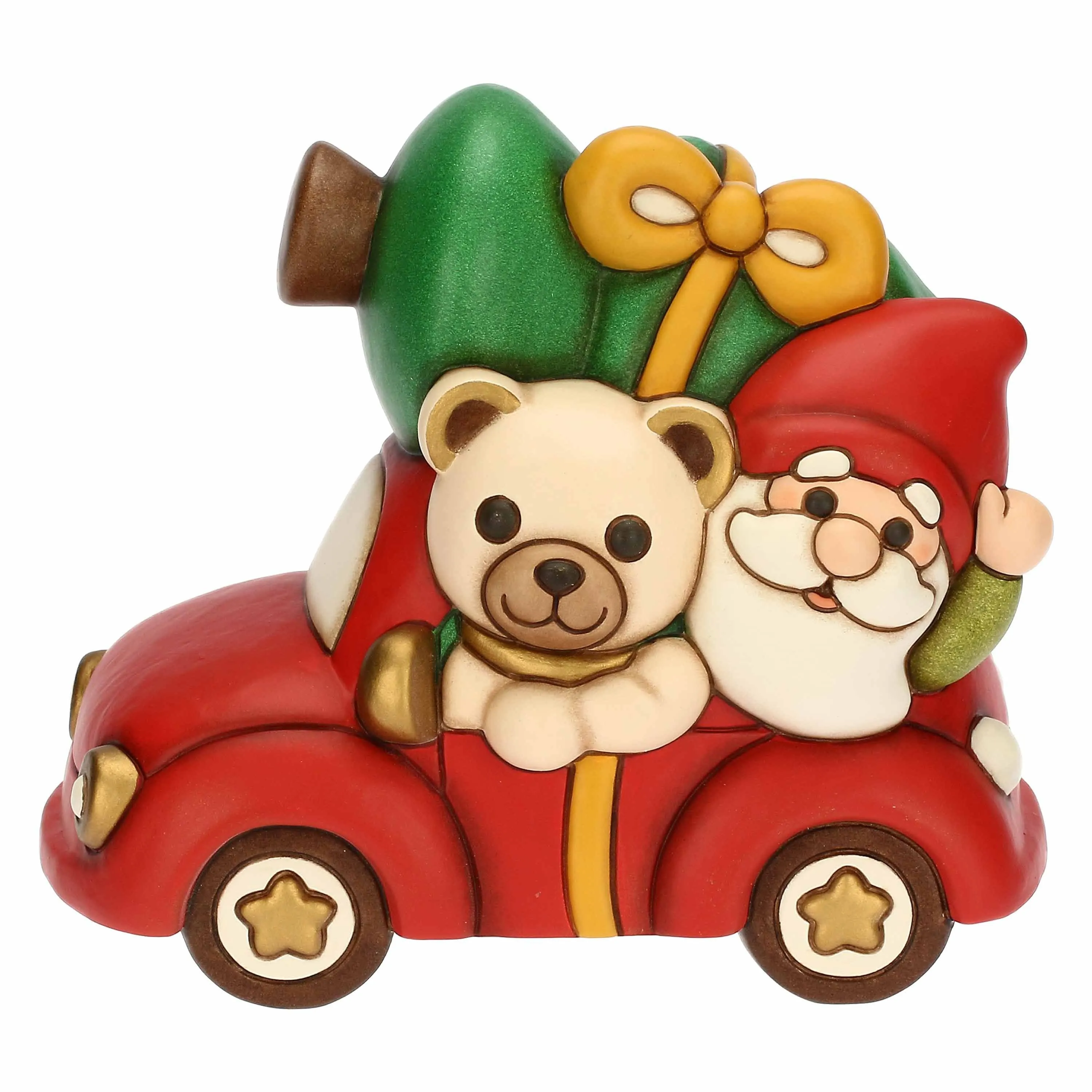 Teddy e gnomo Oliver con macchina ed albero di Natale | Rohome