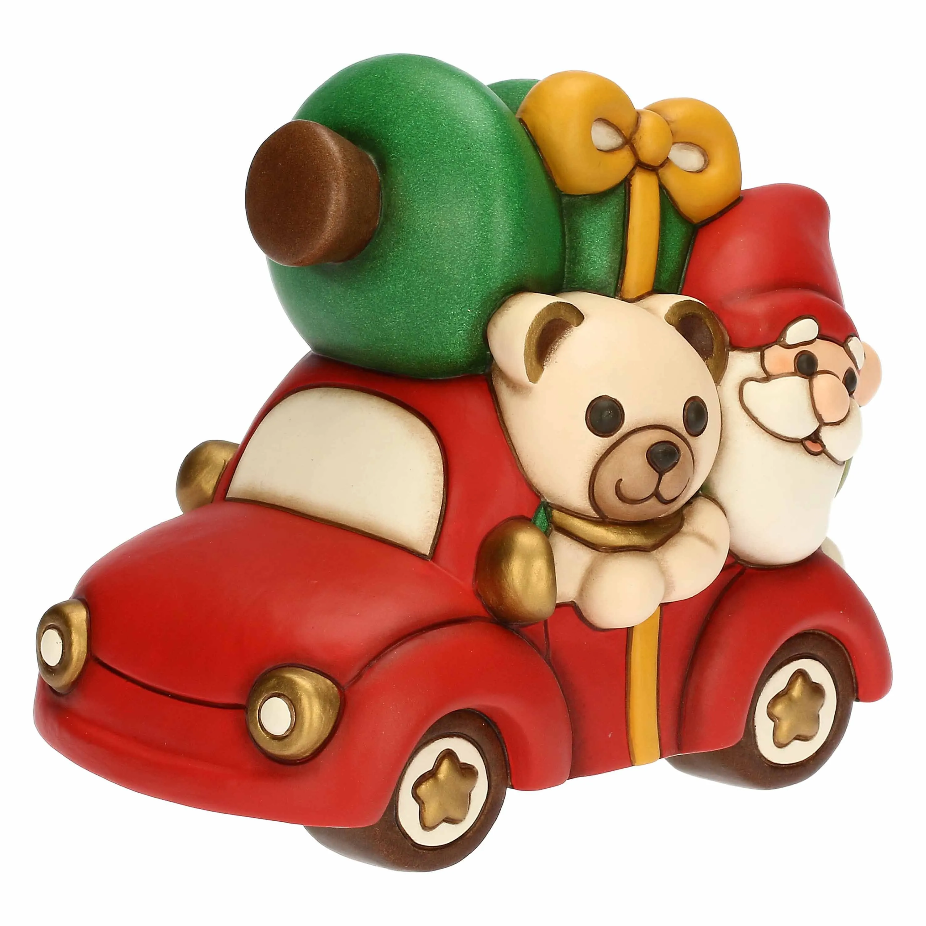 Teddy e gnomo Oliver con macchina ed albero di Natale | Rohome