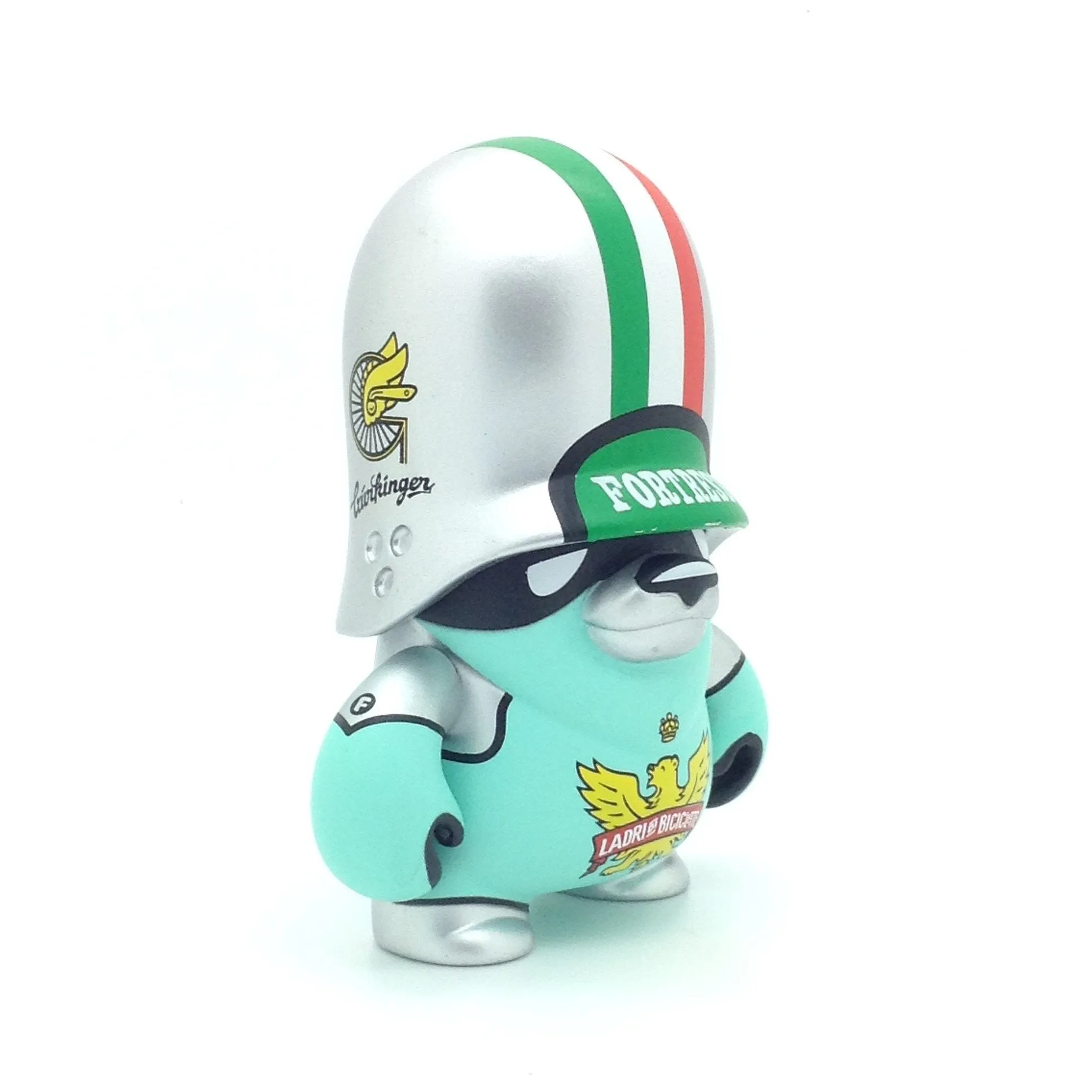 Teddy Troops 2.0 Series 1 - Ladri Di Bicicletta Green/Silver by Flying Fortress