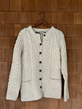 Vintage Irish Cottage Cardigan Sweater