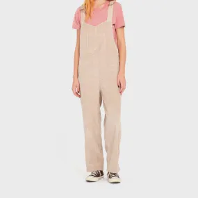 Volcom Womens Stone Street Overall - Light Khaki