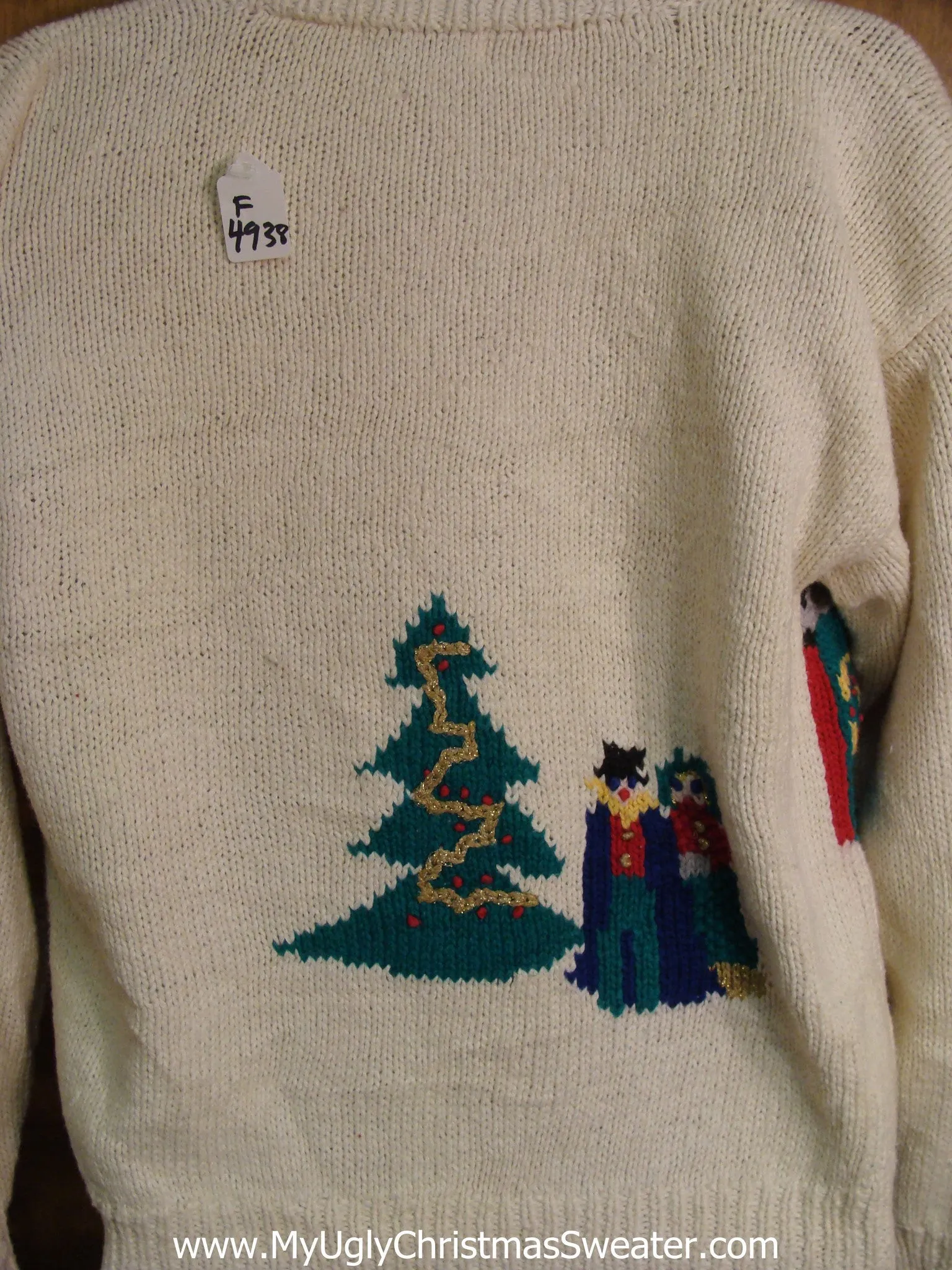 Winter Town 80s 2sided Ugly Christmas Sweater