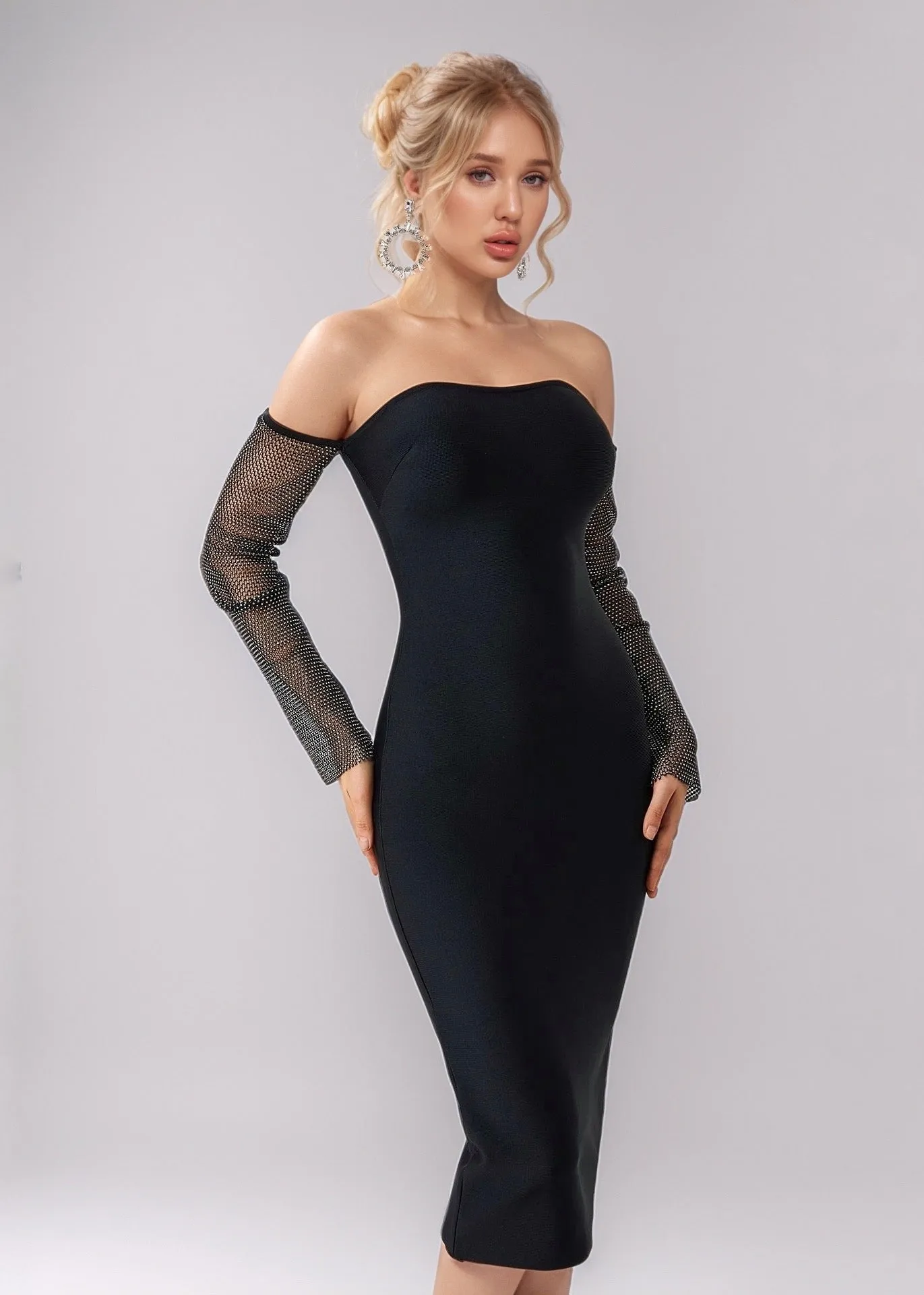 Yesenia Bodycon Midi Dress